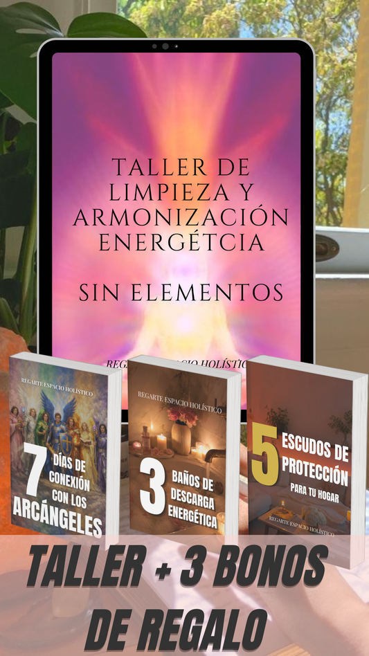 Taller limpieza y armonización energética SIN ELEMENTOS, Simbología Sagrada y Conexión con los Arcángeles 🪽✨